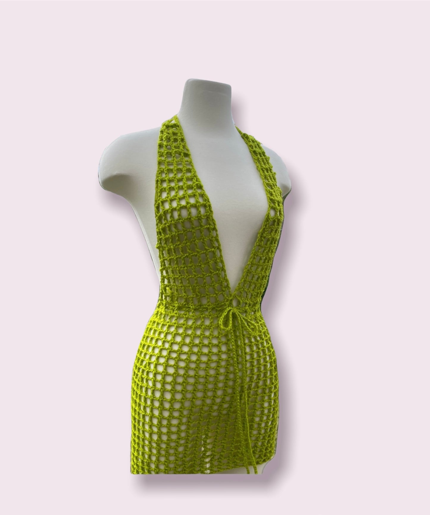 Net Halter Dress